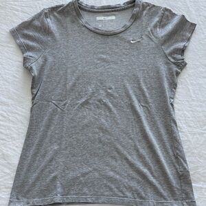 Nike Women's Heather Gray Short Sleeve Tee
